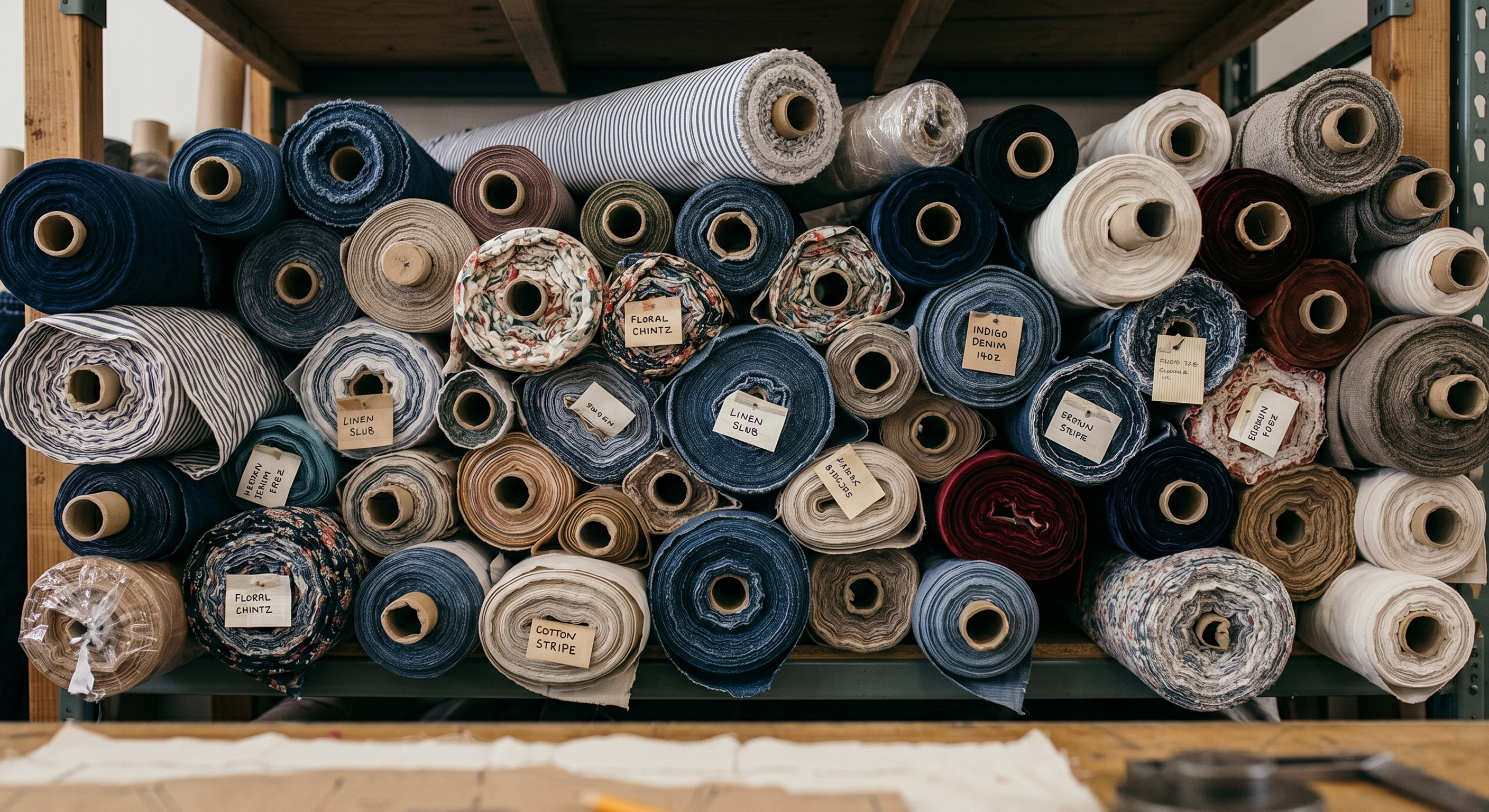 Fabric sourcing and production detail