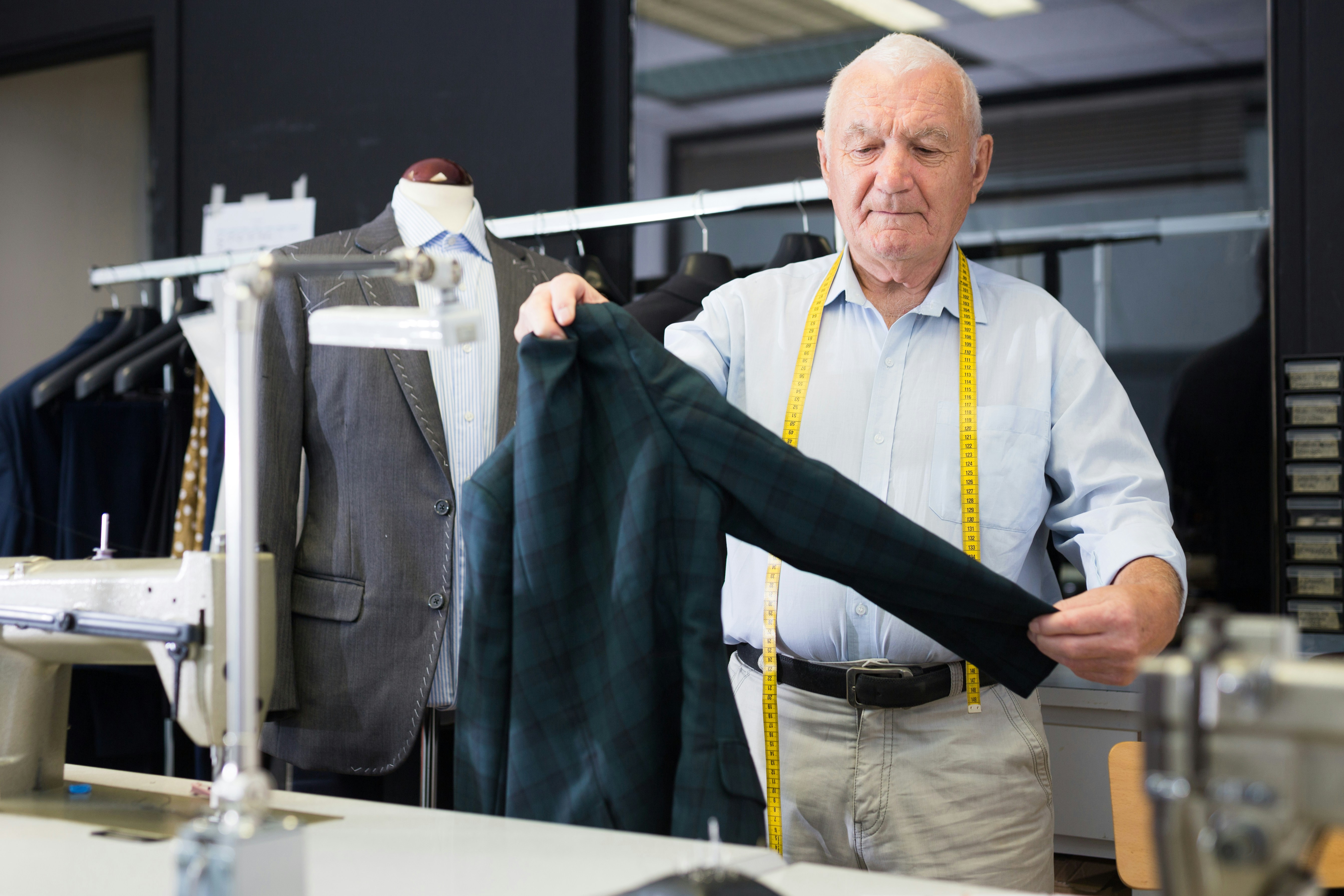 Quality control: fabric inspection or garment checking