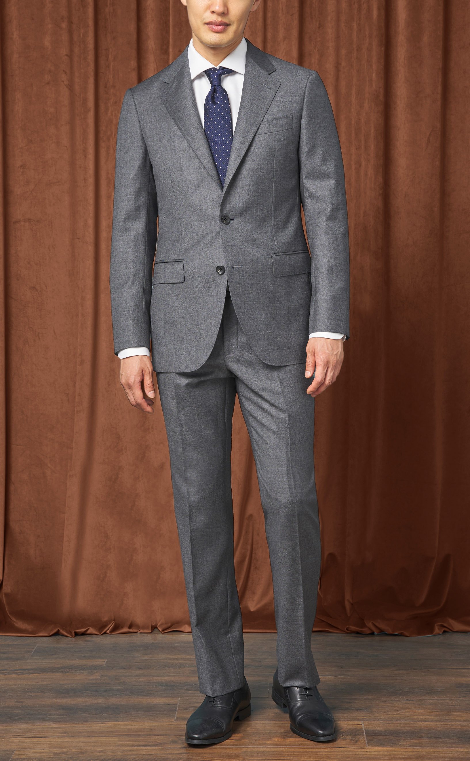 Ellis Suit in Medium Grey