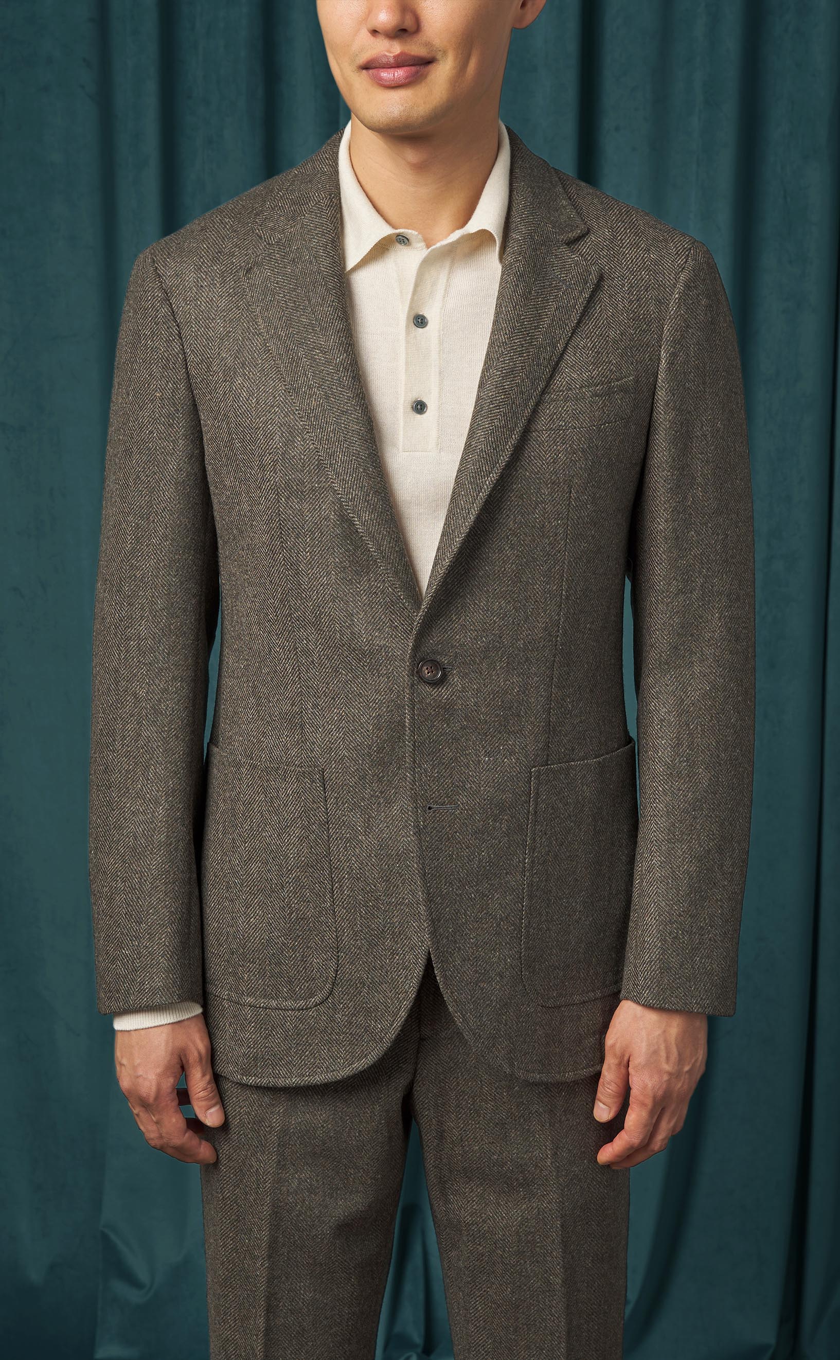 Waxed touring jacket in 8 oz British Millerain cloth