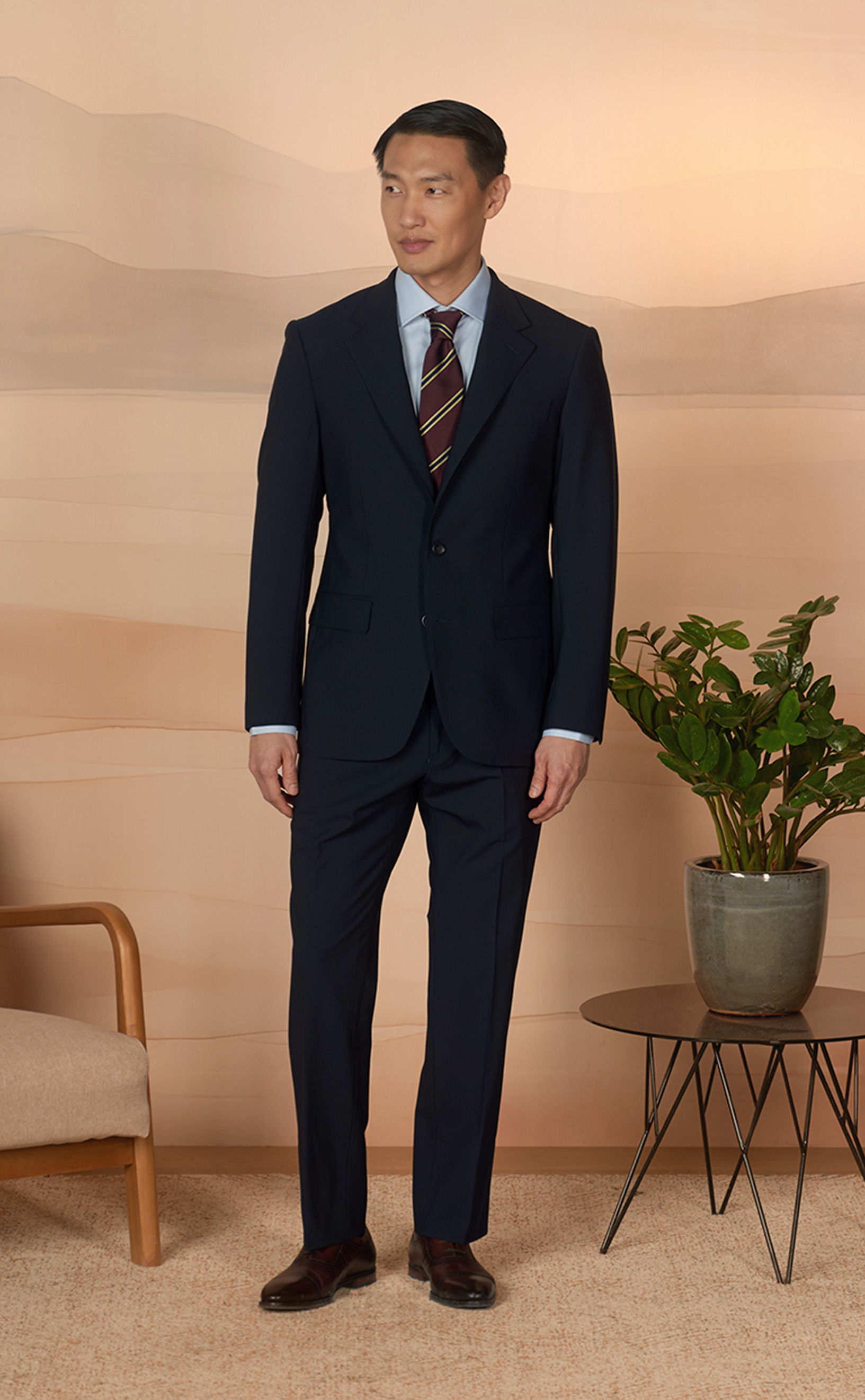 Ellis Suit in Navy, portrait 9:16