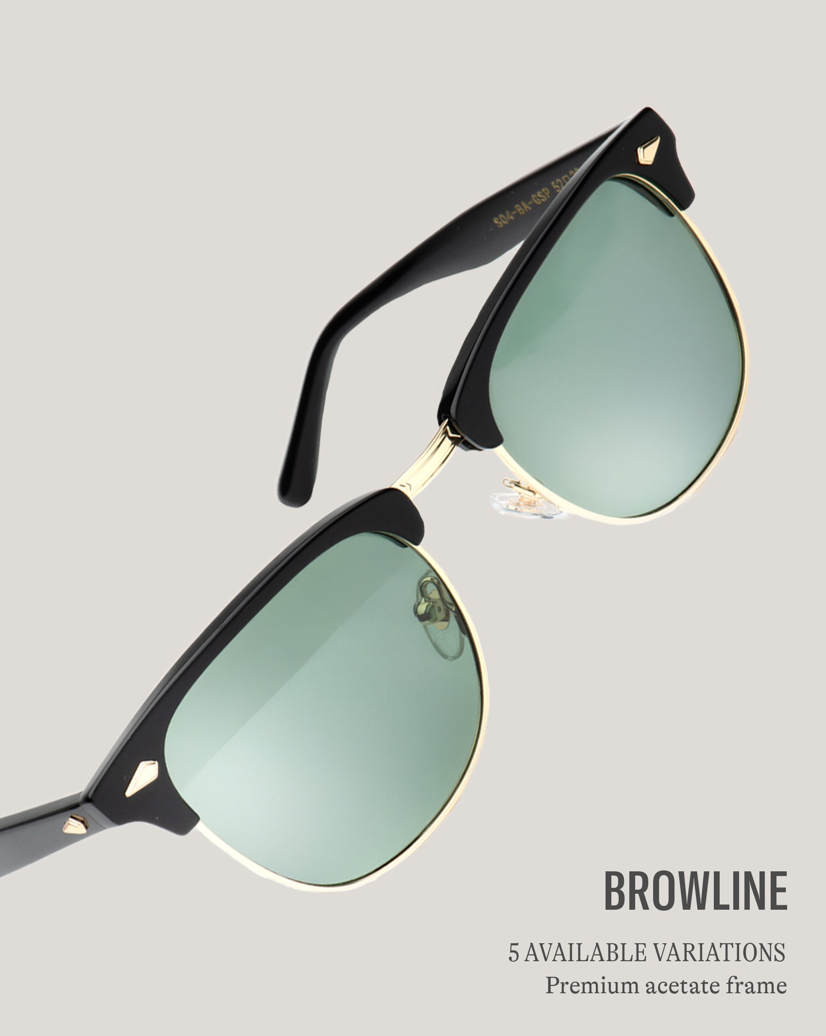 Browline sunglasses
